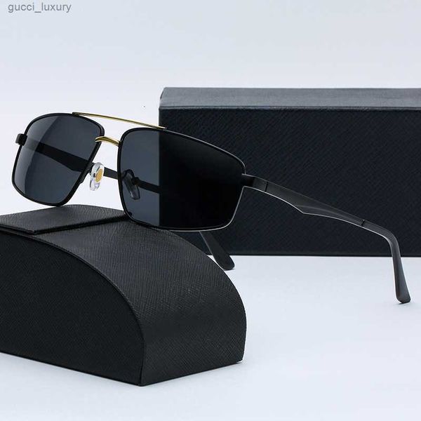 2023 luxury sunglasses polaroid lens designer mens goggle senior eyewear for women eyeglasses frame vintage metal sun glasses with box 4120, White;black
2023 luxury sunglasses polaroid lens designer mens goggle senior eyewear for women eyeglasses frame vintage metal sun glasses with box 4120, White;black