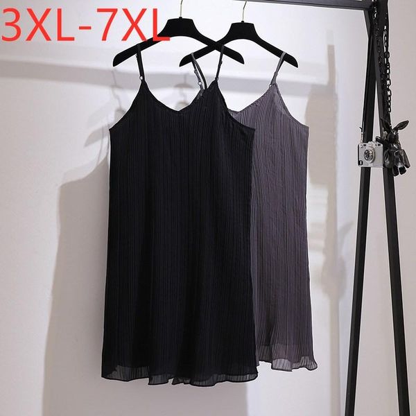 dresses new 2021 ladies summer plus size slip dress for women large sleeveless black camisole vneck mini dress 3xl 4xl 5xl 6xl 7xl, Black;gray
dresses new 2021 ladies summer plus size slip dress for women large sleeveless black camisole vneck mini dress 3xl 4xl 5xl 6xl 7xl, Black;gray