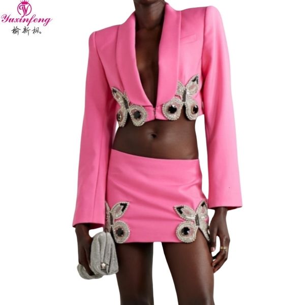 two piece dress 2 luxury bow diamond blazer women long sleeve turndown collar mini skirt street fashion formal set 230826, White
two piece dress 2 luxury bow diamond blazer women long sleeve turndown collar mini skirt street fashion formal set 230826, White