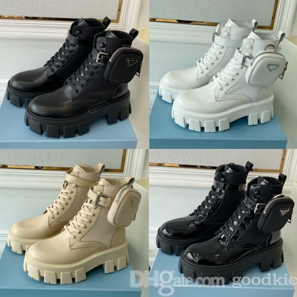 new designer men women boots monolith shiny detachable nylon pouch combat shoes nylon hailf outdoor thick bottom mid-length boot 35-46, Black
new designer men women boots monolith shiny detachable nylon pouch combat shoes nylon hailf outdoor thick bottom mid-length boot 35-46, Black