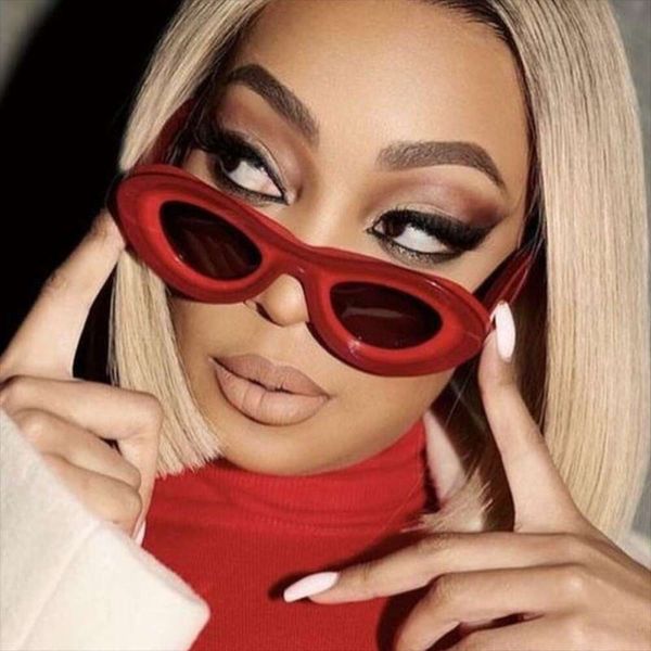 oval fashion sunglasses style unique color street shooting universal for women, White;black
oval fashion sunglasses style unique color street shooting universal for women, White;black
