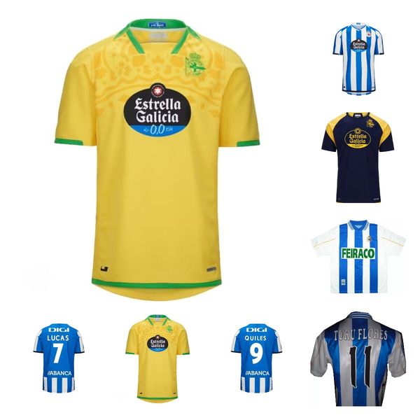 23 24 deportivo de la coruna soccer jerseys mollejo deportivista turu flores 1999 2000 retro football shirts vintage 99 00 pauleta makaay ca, Black;yellow
23 24 deportivo de la coruna soccer jerseys mollejo deportivista turu flores 1999 2000 retro football shirts vintage 99 00 pauleta makaay ca, Black;yellow