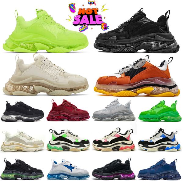 2023 designer mens womens running shoes new product triple s black white blue vintage beige crystal clear sole outdoor sport sneaker
2023 designer mens womens running shoes new product triple s black white blue vintage beige crystal clear sole outdoor sport sneaker