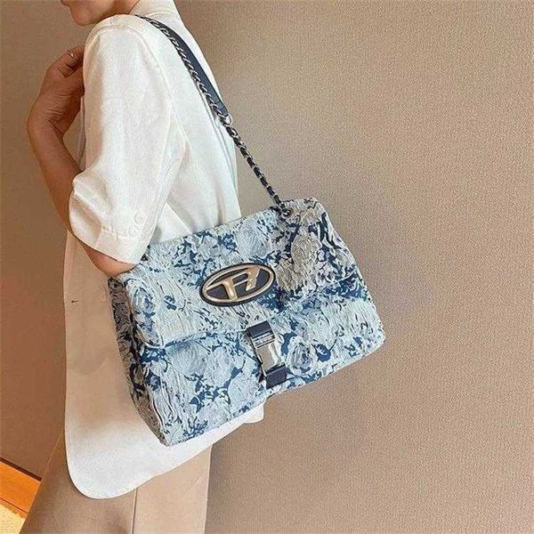 12% off bag 2024 new launch designer handbag early launch versatile large capacity for women's new denim buttot with popular chain and
12% off bag 2024 new launch designer handbag early launch versatile large capacity for women's new denim buttot with popular chain and