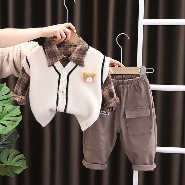 boys winter clothing baby sets toddler infant clothes outfits outdoor kids children warm plush plaid shirt knitted vest pants, White
boys winter clothing baby sets toddler infant clothes outfits outdoor kids children warm plush plaid shirt knitted vest pants, White