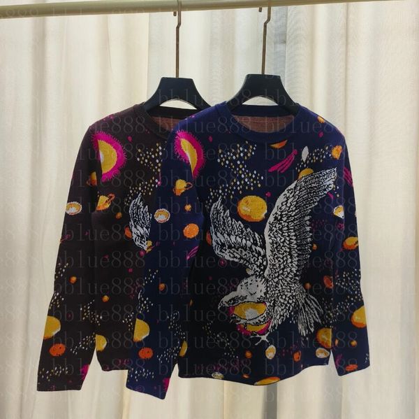 24 women's sweater eagle heavy work flower age reducing simple sweater 2 color 3 size 827, White;black
24 women's sweater eagle heavy work flower age reducing simple sweater 2 color 3 size 827, White;black