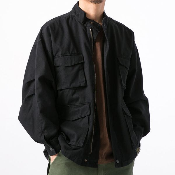 men's jackets tooling thin jacket spring loose large size trend allmatch multipocket retro japanese cargo functional coat 230826, Black;brown
men's jackets tooling thin jacket spring loose large size trend allmatch multipocket retro japanese cargo functional coat 230826, Black;brown