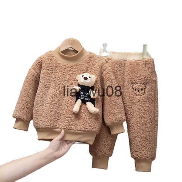 clothing sets autumn winter kids baby boy set clothes 2021 new cartoon bear warm thick plush pulloverpant children sports baby girl suit 26y, White
clothing sets autumn winter kids baby boy set clothes 2021 new cartoon bear warm thick plush pulloverpant children sports baby girl suit 26y, White