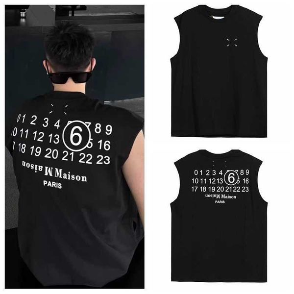 magilla designer summer t shirt new margielas mm6 embroidery letter mosaic sleeveless tank loose relaxed casual mens and womens versatile sh, White;black
magilla designer summer t shirt new margielas mm6 embroidery letter mosaic sleeveless tank loose relaxed casual mens and womens versatile sh, White;black