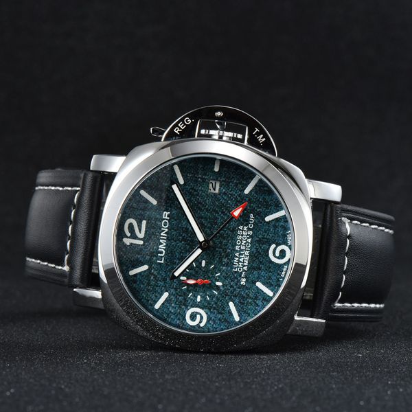 paner 2023 luxury chronograph clock designer watches quartz watch men's stainless steel case watch black leather band pam 01a010, Slivery;golden
paner 2023 luxury chronograph clock designer watches quartz watch men's stainless steel case watch black leather band pam 01a010, Slivery;golden
