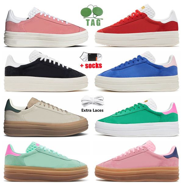 low aaa+ women gazelle bold shoes luxury casual designer platform sneakers pink green orange glow gum super pop gazelles plate-forme woman f, Black
low aaa+ women gazelle bold shoes luxury casual designer platform sneakers pink green orange glow gum super pop gazelles plate-forme woman f, Black