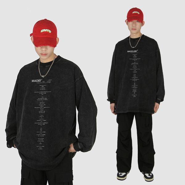designer graphic oversized hoodie men women long sleeve crew heavy weight hip hop streetwear letter printing sweatshirts autumn winter pullo, Black
designer graphic oversized hoodie men women long sleeve crew heavy weight hip hop streetwear letter printing sweatshirts autumn winter pullo, Black