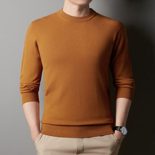 mens sweaters classic style autumn winter thick round neck sweater business casual warm knitted pullover male clothing black red white 23082, White;black
mens sweaters classic style autumn winter thick round neck sweater business casual warm knitted pullover male clothing black red white 23082, White;black