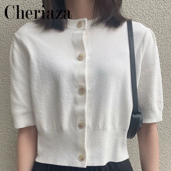 womens knits tees cs women knitted short cardigan oneck casual single breasted fashion female simple sweater cardigan femme long 230826, White
womens knits tees cs women knitted short cardigan oneck casual single breasted fashion female simple sweater cardigan femme long 230826, White