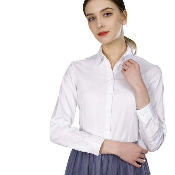 women's blouses shirts bamboo fiber long sleeve shirt women work slim ironantiwrinkle business formal white black 230828
women's blouses shirts bamboo fiber long sleeve shirt women work slim ironantiwrinkle business formal white black 230828