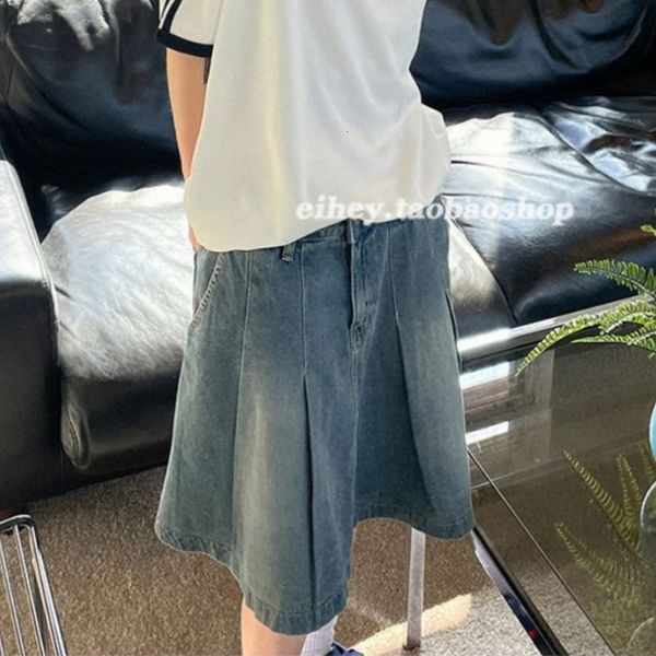 skirts vintage pleated solid color washed denim skirt women 2023 summer korean high waist loose casual aline 230828, Black
skirts vintage pleated solid color washed denim skirt women 2023 summer korean high waist loose casual aline 230828, Black