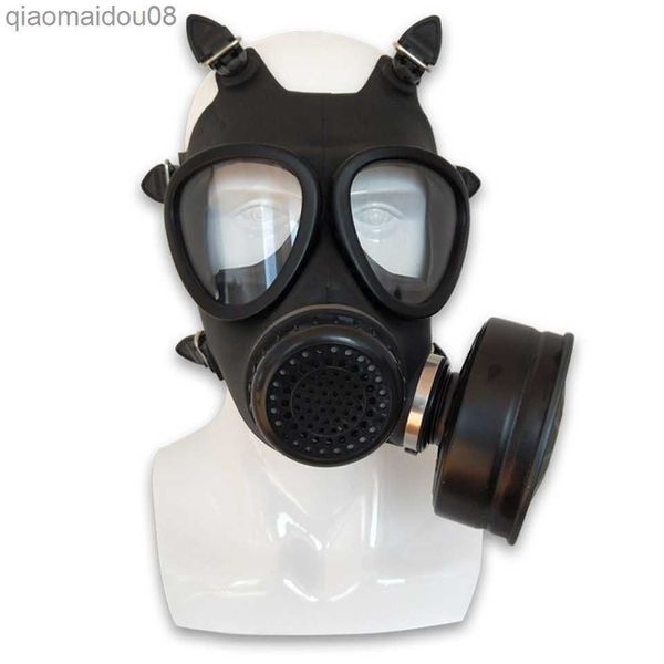 Image of Protective Clothing Rubber Head Wear Type Grimace 87Type Industry Respirator Paint Spraying Gas Mask Chemical Protective Full Face Mask Formaldehyde HKD230826
