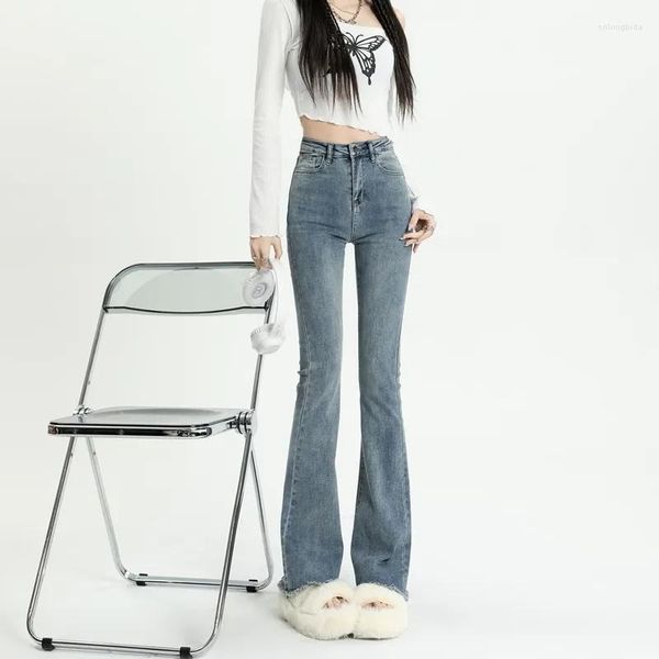 women's jeans women flared loose denim pants bottom straight high waist stretch female flare trouser streetwear mom pant trousers, Blue
women's jeans women flared loose denim pants bottom straight high waist stretch female flare trouser streetwear mom pant trousers, Blue