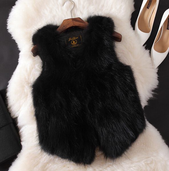womens fur faux 100% real raccoon women sleevess vest factory outlet wholesale multi custom big size genuine nature pure gilet dfp978 230828, Black 
womens fur faux 100% real raccoon women sleevess vest factory outlet wholesale multi custom big size genuine nature pure gilet dfp978 230828, Black
