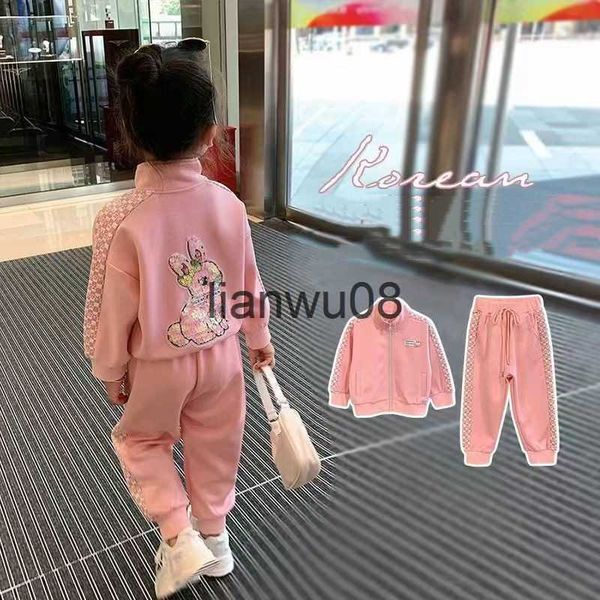 clothing sets girls' plush suit autumn and winter new fashionable rabbit children's little girl korean version spring and autumn k, White
clothing sets girls' plush suit autumn and winter new fashionable rabbit children's little girl korean version spring and autumn k, White