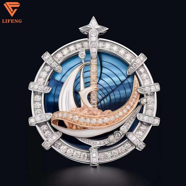 original design fashion jewelry creative sailboat sterling sier hiphop charms iced out vvs moissanite custom pendant, Silver
original design fashion jewelry creative sailboat sterling sier hiphop charms iced out vvs moissanite custom pendant, Silver