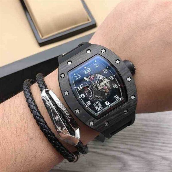 luxury wristwatch richrd milles mechanical watch watches wristwatch designer mechanics wristwatch devils carbon fiber mens black technology, Slivery;black
luxury wristwatch richrd milles mechanical watch watches wristwatch designer mechanics wristwatch devils carbon fiber mens black technology, Slivery;black