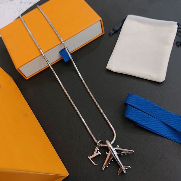 luxury designer necklace sterling silver brand airplane neckla ce pendant no fading and no allergies
luxury designer necklace sterling silver brand airplane neckla ce pendant no fading and no allergies