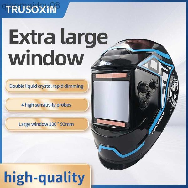 Image of Protective Clothing Large Window Welding Mask/Protective Mask For Welders/Full Face Protection HKD230826