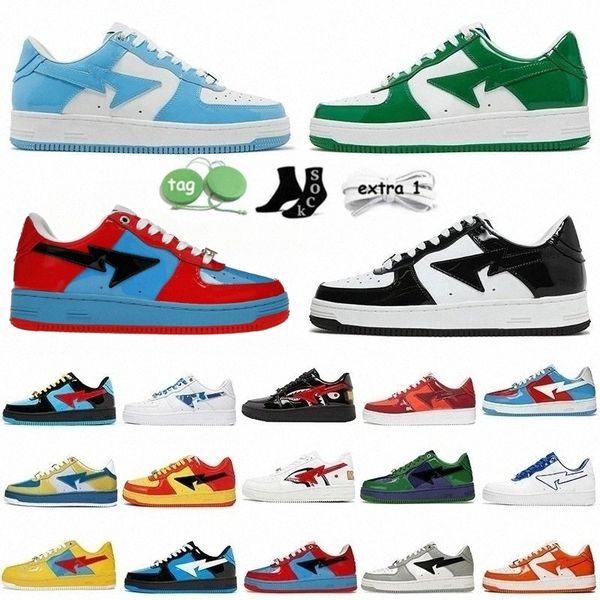 sk8 sta low patent casual shoes leather black white red blue camouflage skateboarding jogging star trainers men womens fashion t6zo#
sk8 sta low patent casual shoes leather black white red blue camouflage skateboarding jogging star trainers men womens fashion t6zo#