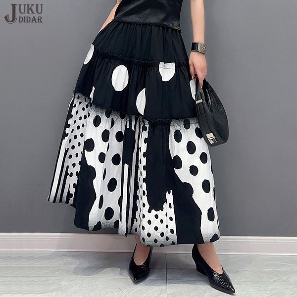 skirts elastic waist aline painted fashion korean style woman long black skirt dots printed girls casual loose fit jjsk037 230828
skirts elastic waist aline painted fashion korean style woman long black skirt dots printed girls casual loose fit jjsk037 230828