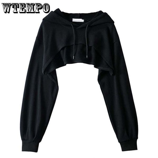 woblack short hoodie pullover women long-sleeved shirt navel exposure loose simple casual fashion sweatshir springsummer wholesale 230828, Black
woblack short hoodie pullover women long-sleeved shirt navel exposure loose simple casual fashion sweatshir springsummer wholesale 230828, Black