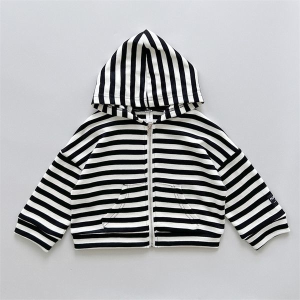 fashion children zipper hooded jacket ins kids stripe long sleeve outwear autumn children casual coat s0473, Blue;gray
fashion children zipper hooded jacket ins kids stripe long sleeve outwear autumn children casual coat s0473, Blue;gray