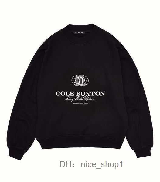 round neck hoodie cole buxton sweatshirts men women 1:1 letter slogan cb crewneck 1 nabv, Black 
round neck hoodie cole buxton sweatshirts men women 1:1 letter slogan cb crewneck 1 nabv, Black