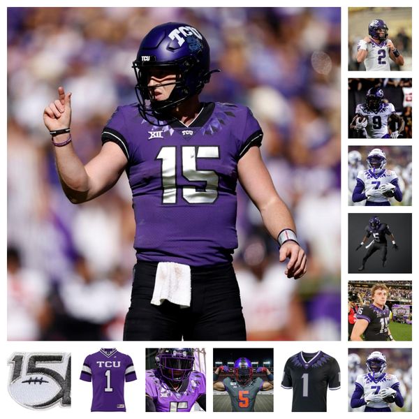 tcu horned frogs football jersey 91 tymon mitchell 25 jamel johnson 17 jonathan bax 18 ish burdine 33 max carroll 22 major everhart 74 andre, Black
tcu horned frogs football jersey 91 tymon mitchell 25 jamel johnson 17 jonathan bax 18 ish burdine 33 max carroll 22 major everhart 74 andre, Black