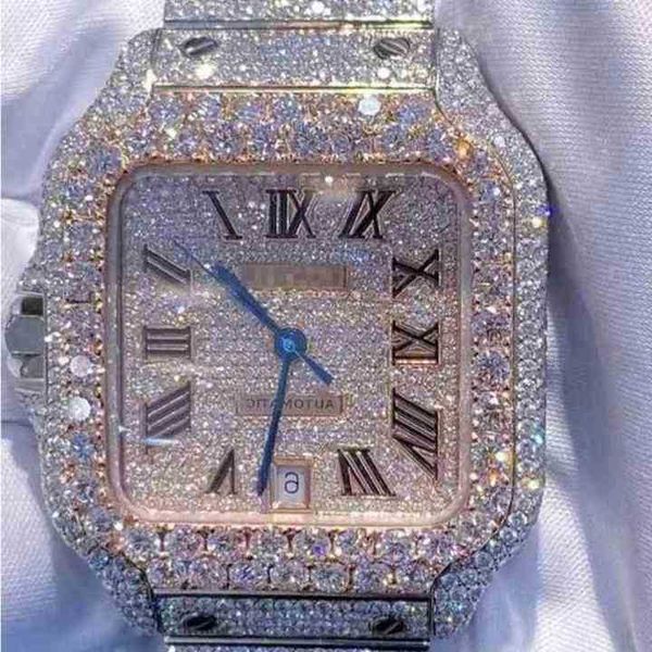 r6y3 2022 mosang diamond watch customization can pass the of mens automatic movement waterproof, Silver
r6y3 2022 mosang diamond watch customization can pass the of mens automatic movement waterproof, Silver