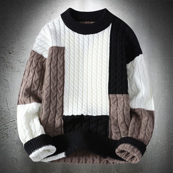 mens sweaters crewneck men chunky knitted autumn winter casual clothes outwear warm sweatshirt 230828, White;black
mens sweaters crewneck men chunky knitted autumn winter casual clothes outwear warm sweatshirt 230828, White;black