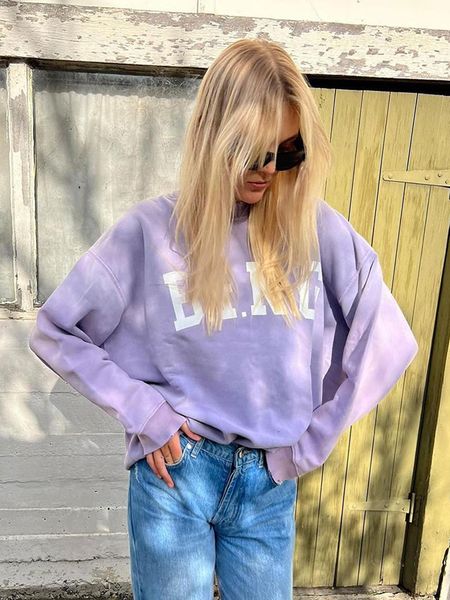 womens hoodies sweatshirts jyate spring autumn women drop shoulder oneck pullover loose casual letters streetwear 230828, Black
womens hoodies sweatshirts jyate spring autumn women drop shoulder oneck pullover loose casual letters streetwear 230828, Black