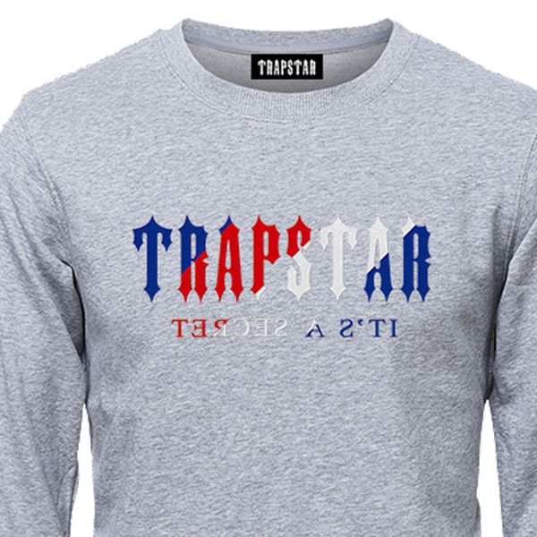 

new trapstar men's sweatshirts classic casual fashion trend for men and women o-neck long-sleeved simple cotton pullover tr wy739, Black