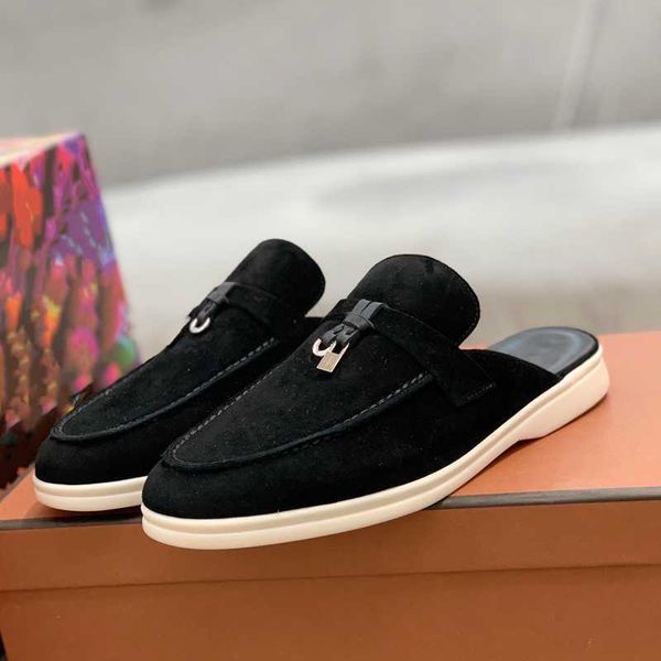 dress shoes 2023 spring autumn toe flat black slippers for women round toe casual men loafers shoes simple designer luxury brand slippers l0
dress shoes 2023 spring autumn toe flat black slippers for women round toe casual men loafers shoes simple designer luxury brand slippers l0