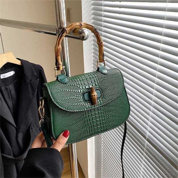 18% off bag 2024 new launch designer handbag summer crocodile bamboo high grade small bun women's leather handheld straddle saddle
18% off bag 2024 new launch designer handbag summer crocodile bamboo high grade small bun women's leather handheld straddle saddle