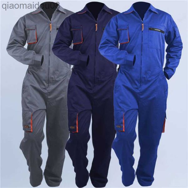 Image of Protective Clothing New Protective Coverall Men Dustproof Antifouling One-piece Repairman Welding Factory Labor Work Clothing Overalls Unisex S-5XL HKD230826