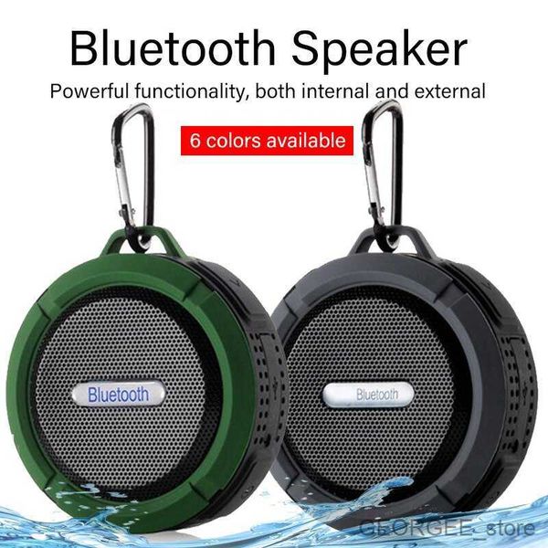 Image of Portable Speakers Wireless Bluetooth Speaker Waterproof Suction Cup Stereo Outdoor Sports Audio Car Speakers Universal Portable R230828