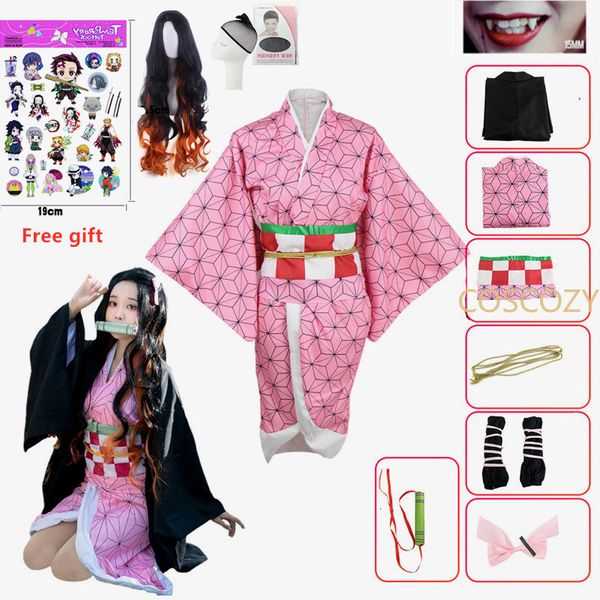 theme costume anime demon slayer nezuko cosplay costume kimono kimetsu no yaiba kamado nezuko costume wig womens girls kimono uniform clothe, Black;red
theme costume anime demon slayer nezuko cosplay costume kimono kimetsu no yaiba kamado nezuko costume wig womens girls kimono uniform clothe, Black;red