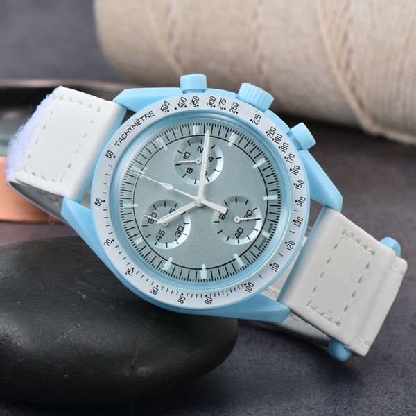 Bioceramic Planet Moon Mens Watches High Quality Full Function Chronograph Watch Mission To Mercury 42mm Nylon Designer Watches Quartz Clock Relogio With Box1AGW
Bioceramic Planet Moon Mens Watches High Quality Full Function Chronograph Watch Mission To Mercury 42mm Nylon Designer Watches Quartz Clock Relogio With Box1AGW