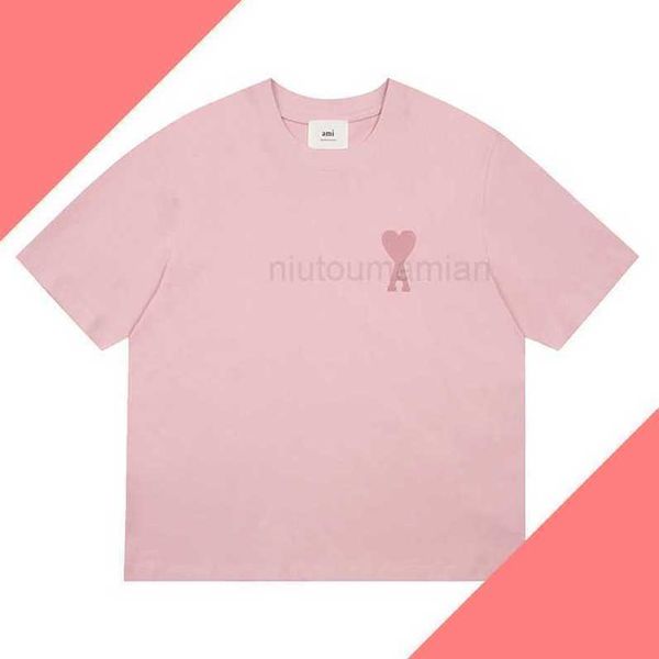 t shirts for men women amis approved quality short t-shirt sleeved high macaron candy series fitting round neck loose summer couples 1uc7, White;black
t shirts for men women amis approved quality short t-shirt sleeved high macaron candy series fitting round neck loose summer couples 1uc7, White;black