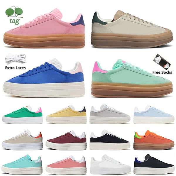 2024 gazelle bold casual designer shoes platform snekaers gazelles pulse mint screaming pink glow gum black white suede leather super pop lo
2024 gazelle bold casual designer shoes platform snekaers gazelles pulse mint screaming pink glow gum black white suede leather super pop lo