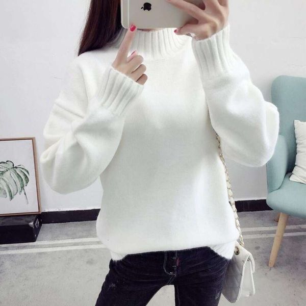 sweaters with or without velvet womens turtleneck pullover autumn and winter style thickened korean version loose, White;black
sweaters with or without velvet womens turtleneck pullover autumn and winter style thickened korean version loose, White;black