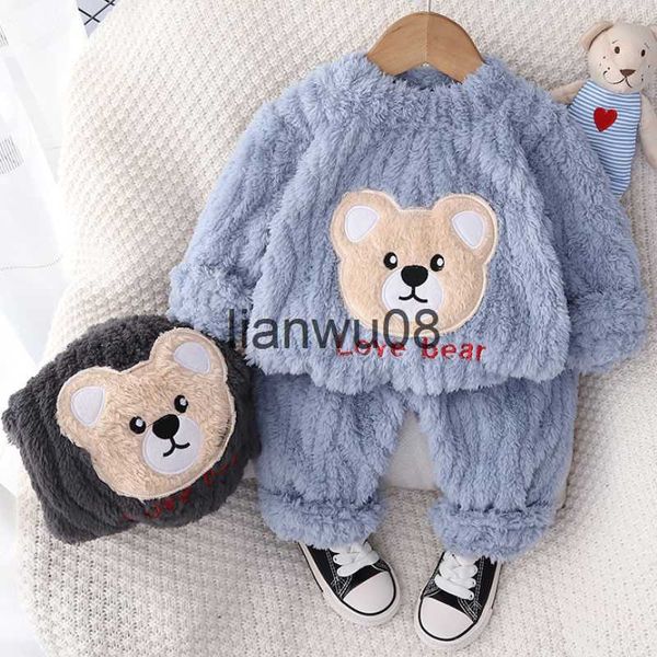 clothing sets new winter children clothes baby boys cartoon bear plus velvet pants 2pcsset infant kids warm costume casual tracksuits x0828, White
clothing sets new winter children clothes baby boys cartoon bear plus velvet pants 2pcsset infant kids warm costume casual tracksuits x0828, White