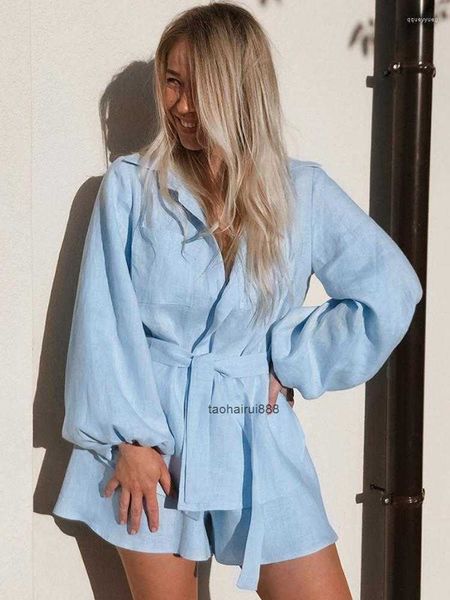 women's tracksuits loose cotton linen shirts suit long sleeve commuter shirt and wide leg short two piece set for women summer, Gray
women's tracksuits loose cotton linen shirts suit long sleeve commuter shirt and wide leg short two piece set for women summer, Gray