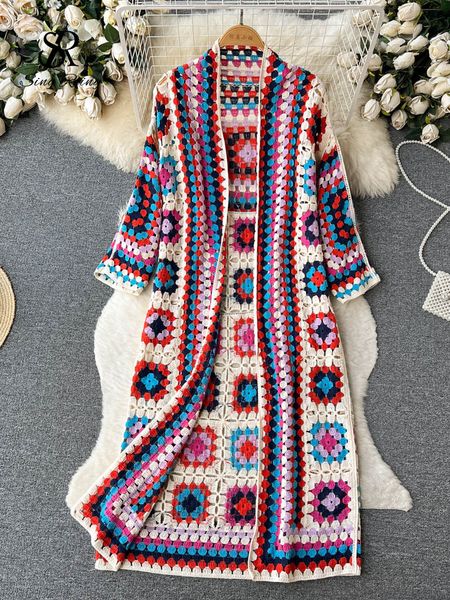 women's knits tees singreiny summer holiday beach long cardigans spring fashion vintage floral knit cardigan streetwear loose hollow ou, White
women's knits tees singreiny summer holiday beach long cardigans spring fashion vintage floral knit cardigan streetwear loose hollow ou, White